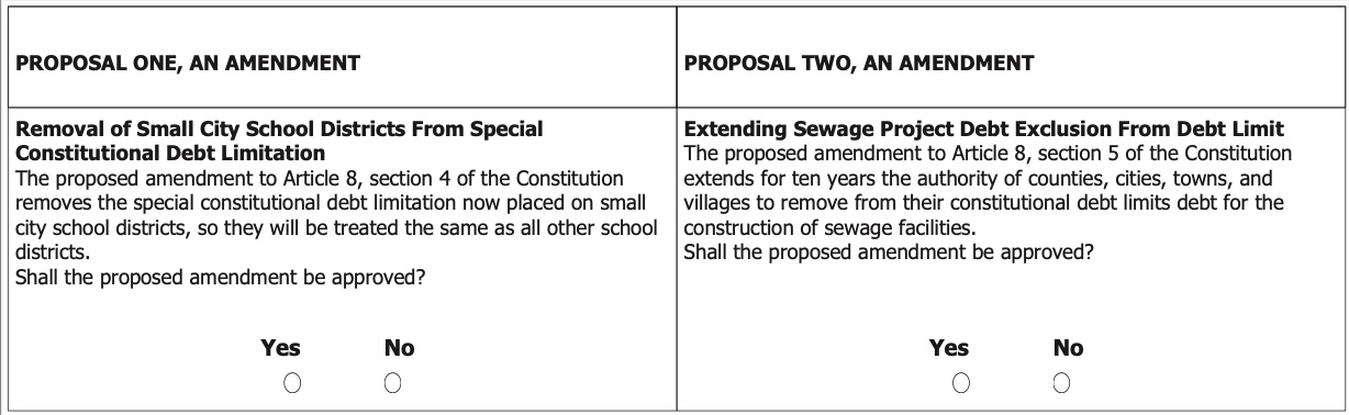 NY proposal to extend sewage facility debt exclusion