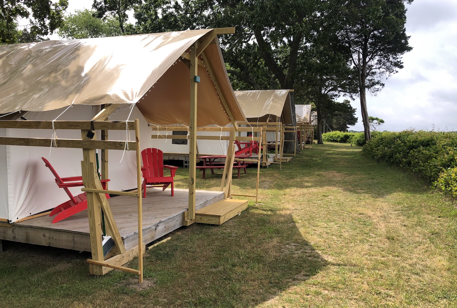 Glamping Returns to Cedar Point Park The East Hampton Star