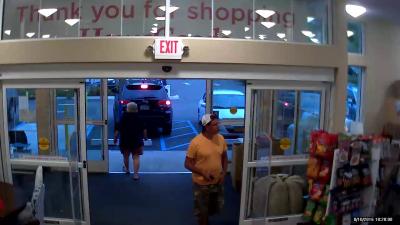 East Hampton Town police are looking for this man who was caught on surveillance video at HomeGoods in Wainscott. East Hampton Town police are looking for this man who was caught on surveillance video at HomeGoods in Wainscott.