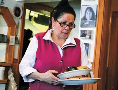 Cristina Albranda has worked at Mr. John’s Pancake House in Montauk for over 30 years. Cristina Albranda has worked at Mr. John’s Pancake House in Montauk for over 30 years.