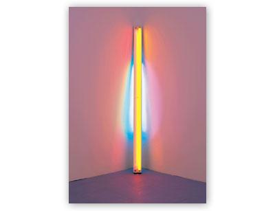 Numerous Dan Flavin drawings and a couple of his light sculptures are on view at the Morgan Library in New York. Numerous Dan Flavin drawings and a couple of his light sculptures are on view at the Morgan Library in New York.