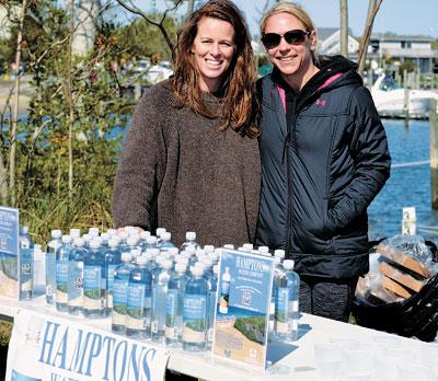 Romaine Gordon and Rachelle Eldridge represented the Hamptons Water Company at the Katie’s Courage 5K run in Sag Harbor on April 28. The company supplied all the water for the event. Romaine Gordon and Rachelle Eldridge represented the Hamptons Water Company at the Katie’s Courage 5K run in Sag Harbor on April 28. The company supplied all the water for the event.