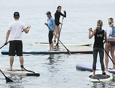 The increased use of public beaches and waterways by for-hire guides and instructors has prompted the East Hampton Town Board and the town trustees to begin working on new rules. The increased use of public beaches and waterways by for-hire guides and instructors has prompted the East Hampton Town Board and the town trustees to begin working on new rules.