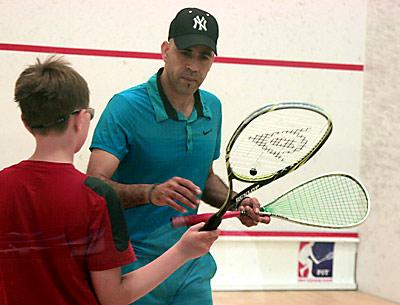Sayed Selim said he intended to strengthen the junior squash program at S.Y.S.