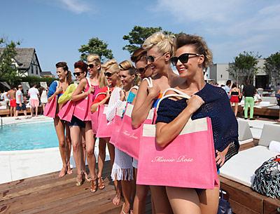 Clouds may loom for the Montauk Beach House after its poolside bar and Minnie Rose clothing boutique, whose models appeared there last month, were deemed illegal uses by the East Hampton Town building inspector. Clouds may loom for the Montauk Beach House after its poolside bar and Minnie Rose clothing boutique, whose models appeared there last month, were deemed illegal uses by the East Hampton Town building inspector.