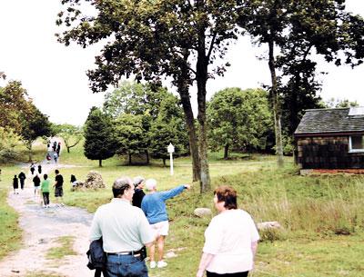 Former campers revisited a property in Springs on Saturday that was once home to the Fireplace Lodge girls camp. Former campers revisited a property in Springs on Saturday that was once home to the Fireplace Lodge girls camp.