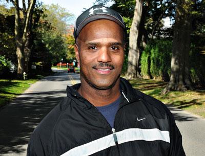 Barry Gilliam stood without his truck on Dunemere Lane in East Hampton Village, part of the FedEx route he covered until his contract ended last Thursday. Barry Gilliam stood without his truck on Dunemere Lane in East Hampton Village, part of the FedEx route he covered until his contract ended last Thursday.