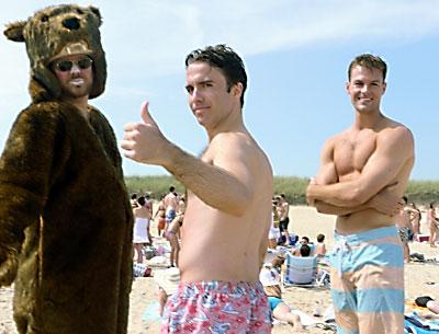 It is hoped that forcing beachgoers to walk from the Bluff Road intersection will discourage them from carrying coolers and kegs to the alcohol-fueled gatherings for which the beach has become known. It is hoped that forcing beachgoers to walk from the Bluff Road intersection will discourage them from carrying coolers and kegs to the alcohol-fueled gatherings for which the beach has become known.