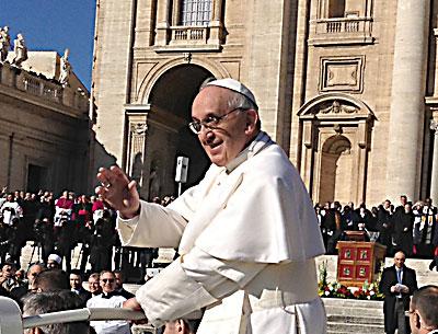 Msgr. Charles Guarino of Most Holy Trinity Parish said he was blessed to be in Vatican City for the election and inaugural Mass of Pope Francis. Msgr. Charles Guarino of Most Holy Trinity Parish said he was blessed to be in Vatican City for the election and inaugural Mass of Pope Francis.