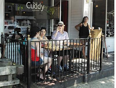 The Cuddy has taken over the space of the old Phao, next to Sen in Sag Harbor.