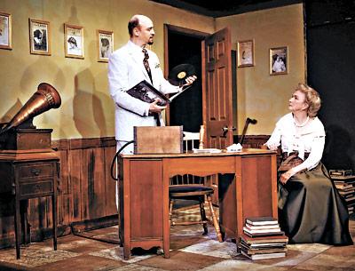 Timothy Simonson and Kathleen Chalfont in a scene from Clare Coss’s play “Dr. Du Bois and Miss Ovington.” Timothy Simonson and Kathleen Chalfont in a scene from Clare Coss’s play “Dr. Du Bois and Miss Ovington.”