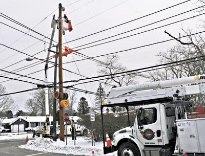 Residents of East Hampton Village are stepping up opposition to PSEG Long Island’s upgrade of its transmission system, which involves taller poles and higher-voltage transmission lines. Residents of East Hampton Village are stepping up opposition to PSEG Long Island’s upgrade of its transmission system, which involves taller poles and higher-voltage transmission lines.