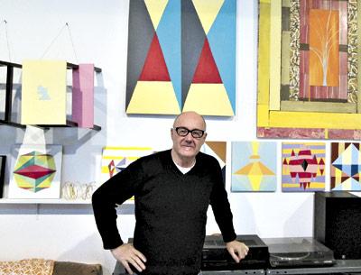 Don Christensen in his Springs studio Don Christensen in his Springs studio