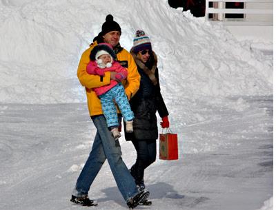 Melted snow and rain — the total precipitation for the month — was 4.13 inches. Melted snow and rain — the total precipitation for the month — was 4.13 inches.