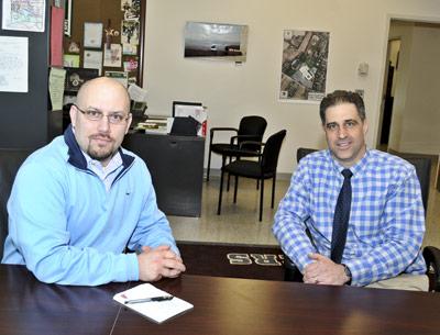 At East Hampton High School, Adam Fine, the principal, and Ralph Naglieri, the school’s psychologist, have seen an increase in the numbers of students being sent to Stony Brook University Hospital following thoughts of suicide. At East Hampton High School, Adam Fine, the principal, and Ralph Naglieri, the school’s psychologist, have seen an increase in the numbers of students being sent to Stony Brook University Hospital following thoughts of suicide.
