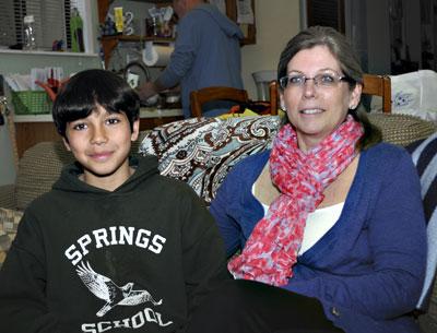 Dawn Dunn is opting her son, Logan Abdat, out of this week’s state math test. Logan is one of about 20 students at the Springs School who have refused to take this year’s English and math exams. Dawn Dunn is opting her son, Logan Abdat, out of this week’s state math test. Logan is one of about 20 students at the Springs School who have refused to take this year’s English and math exams.