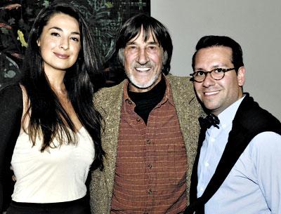 Kristin Houdlett, Hans Van de Bovenkamp, known for his sculpture, and David Perez were at the Parrish Art Museum Saturday night for the members’ opening reception of the Jennifer Bartlett show. Kristin Houdlett, Hans Van de Bovenkamp, known for his sculpture, and David Perez were at the Parrish Art Museum Saturday night for the members’ opening reception of the Jennifer Bartlett show.