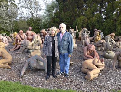 Suse and Peter Lowenstein would like to see Ms. Lowenstein’s sculpture “Dark Elegy” commemorating the 1988 Pan Am Flight 103 terrorist bombing, in which their son was killed, bronzed and installed at Montauk’s Kirk Park. Suse and Peter Lowenstein would like to see Ms. Lowenstein’s sculpture “Dark Elegy” commemorating the 1988 Pan Am Flight 103 terrorist bombing, in which their son was killed, bronzed and installed at Montauk’s Kirk Park.