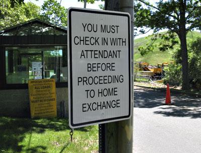 A home exchange area at the East Hampton Town Recycling Center on Springs-Fireplace Road has reopened on Fridays and Saturdays, subject to new oversight. A home exchange area at the East Hampton Town Recycling Center on Springs-Fireplace Road has reopened on Fridays and Saturdays, subject to new oversight.