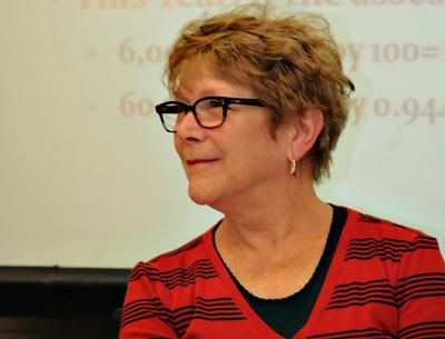 Patricia Hope, president of the school board, took members by surprise on Tuesday by submitting her resignation, effective immediately. Patricia Hope, president of the school board, took members by surprise on Tuesday by submitting her resignation, effective immediately.
