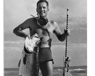 George Knoblach, who turns 90 today, was a pioneering spearfisherman and an accomplished photographer. George Knoblach, who turns 90 today, was a pioneering spearfisherman and an accomplished photographer.