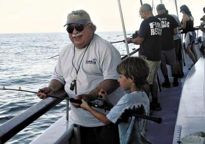 The East Hampton Sportsmen’s Alliance had 16 adults, including Al Goldberg, a well-known rod builder, mentoring 16 kids during a trip Friday aboard the Miss Montauk party boat. The alliance runs the trips once a year to introduce young people to the joys of fishing. The East Hampton Sportsmen’s Alliance had 16 adults, including Al Goldberg, a well-known rod builder, mentoring 16 kids during a trip Friday aboard the Miss Montauk party boat. The alliance runs the trips once a year to introduce young people to the joys of fishing.