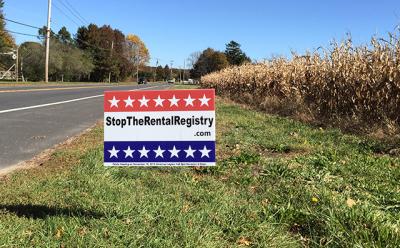 Opponents of a proposed East Hampton law that would require landlords to register with the town have mounted an organized campaign. Opponents of a proposed East Hampton law that would require landlords to register with the town have mounted an organized campaign.