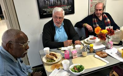 A lack of cost-of-living increases in 2016 will be hard on older residents on fixed incomes, like Charlie Cavalieri and Michael Geller, who eat lunch together at the East Hampton Town Senior Citizens Center. A lack of cost-of-living increases in 2016 will be hard on older residents on fixed incomes, like Charlie Cavalieri and Michael Geller, who eat lunch together at the East Hampton Town Senior Citizens Center.