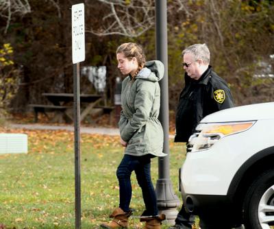 Kori Fleischman, arrested on two felony cocaine possession charges last week, returned to East Hampton Town Justice Court on Monday shortly before being released from police custody. Kori Fleischman, arrested on two felony cocaine possession charges last week, returned to East Hampton Town Justice Court on Monday shortly before being released from police custody.
