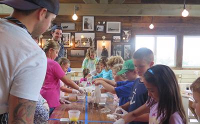 With guidance from chefs at Swallow East, children in a Camp SoulGrow workshop earlier this year made fresh pasta and strawberry shortcake. With guidance from chefs at Swallow East, children in a Camp SoulGrow workshop earlier this year made fresh pasta and strawberry shortcake.