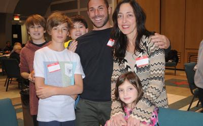 At the East Hampton Clericus’s community soup dinner last January, Charlie Goldsmith, Cassius Lubin, Jonah Ball, Rabbi Hanniel Levenson, Sally Morse, and Siena Link Morse were among the many volunteers. At the East Hampton Clericus’s community soup dinner last January, Charlie Goldsmith, Cassius Lubin, Jonah Ball, Rabbi Hanniel Levenson, Sally Morse, and Siena Link Morse were among the many volunteers.