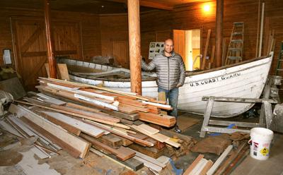 David Lys said this week that restoration of the Amagansett Life Saving and Coast Guard Station is nearing completion. David Lys said this week that restoration of the Amagansett Life Saving and Coast Guard Station is nearing completion.