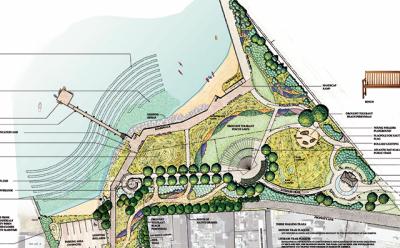Sag Harbor Village has some big hurdles to overcome before its plans for the John Steinbeck Waterfront Park can come to fruition. Sag Harbor Village has some big hurdles to overcome before its plans for the John Steinbeck Waterfront Park can come to fruition.