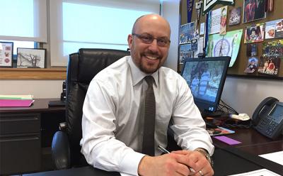 Adam Fine, the principal of East Hampton High School, was named administrator of the year by the Council of Administrators and Supervisors. Adam Fine, the principal of East Hampton High School, was named administrator of the year by the Council of Administrators and Supervisors.