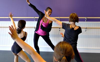 Laura Sisco led a dance class at her Creative Edge Studio, which she opened in Montauk last fall. Laura Sisco led a dance class at her Creative Edge Studio, which she opened in Montauk last fall.