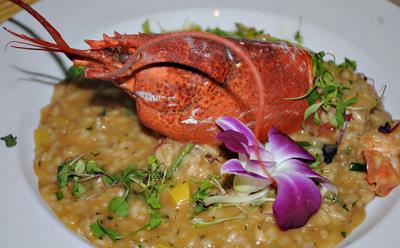 Lobster risotto at Manna Lobster risotto at Manna