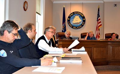 Sag Harbor Village officials met on Friday to formally introduce proposed zoning code changes. A hearing on the revisions will be held on April 12. Sag Harbor Village officials met on Friday to formally introduce proposed zoning code changes. A hearing on the revisions will be held on April 12.