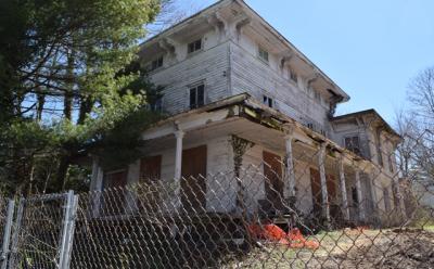 The house formerly owned by the Morpurgo sisters, at 6 Union Street in Sag Harbor, has fallen into fatal disrepair in the past year, leading Tom Preiato, the village building inspector, to recommend it be razed.