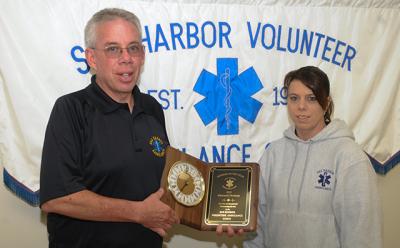 Eddie Downes, who has answered more than 11,000 calls in his 29 years with the Sag Harbor Volunteer Ambulance Corps, was named member of the year for 2015. Morgan McGivern #98 - East Hampton Village Police Chief Gerard Larsen has submitted his resume as a candidate for chief of the Southampton Town Police Department. Eddie Downes, who has answered more than 11,000 calls in his 29 years with the Sag Harbor Volunteer Ambulance Corps, was named member of the year for 2015. Morgan McGivern #98 - East Hampton Village Police Chief Gerard Larsen has submitted his resume as a candidate for chief of the Southampton Town Police Department.
