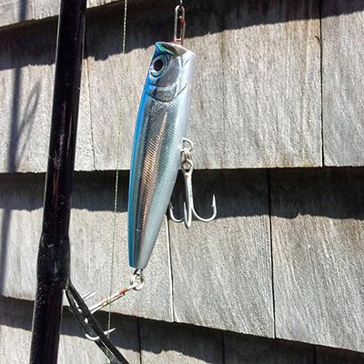 The Yozuri Hydro Popper, one of the columnist’s favorite lures. The Yozuri Hydro Popper, one of the columnist’s favorite lures.