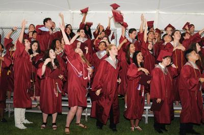With their jubilant cap toss on Friday evening, East Hampton High School’s class of 2016 made their graduation official.