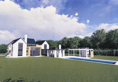 A house just under 5,300 square feet is proposed for one-acre lot on Lincoln Street in Sag Harbor’s Ninevah Beach neighborhood. A house just under 5,300 square feet is proposed for one-acre lot on Lincoln Street in Sag Harbor’s Ninevah Beach neighborhood.