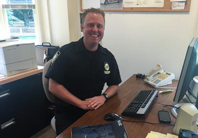 Rob Jahoda, who spent 11 years as the traffic control officer in charge of crossing East Hampton Middle School students in front of the school, has moved on to the code enforcement division in East Hampton Village. Rob Jahoda, who spent 11 years as the traffic control officer in charge of crossing East Hampton Middle School students in front of the school, has moved on to the code enforcement division in East Hampton Village.