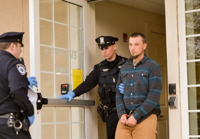 Benjamin Lehman, 25, was charged with three counts of rape Tuesday afternoon. East Hampton Town police said he had sex three times with two 16-year-old girls. Benjamin Lehman, 25, was charged with three counts of rape Tuesday afternoon. East Hampton Town police said he had sex three times with two 16-year-old girls.