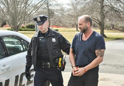 Jefferson Davis Eames was led into East Hampton Town Justice Court on Friday for his arraignment on multiple charges stemming from alleged under-age parties at his house. Jefferson Davis Eames was led into East Hampton Town Justice Court on Friday for his arraignment on multiple charges stemming from alleged under-age parties at his house.