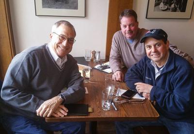 Hoping to join Manny Vilar, right, who is running for supervisor on the G.O.P. ticket, are Paul Giardina, left, and Gerard Larsen, who want the two at-play seats on the town board. Hoping to join Manny Vilar, right, who is running for supervisor on the G.O.P. ticket, are Paul Giardina, left, and Gerard Larsen, who want the two at-play seats on the town board.