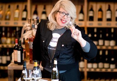 At Wainscott Main Wine and Spirits, Chimene Macnaughton practiced what she preaches: “Tasting is a really great challenge to the senses.” At Wainscott Main Wine and Spirits, Chimene Macnaughton practiced what she preaches: “Tasting is a really great challenge to the senses.”