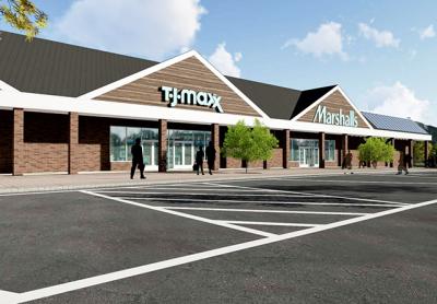 A proposed 17,000-square-foot addition to the back of the current T.J. Maxx building at Bridgehampton Commons will make room for a Marshalls. A proposed 17,000-square-foot addition to the back of the current T.J. Maxx building at Bridgehampton Commons will make room for a Marshalls.