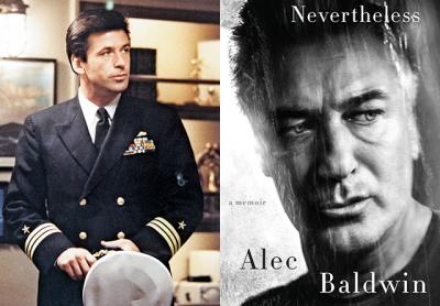 Left, Alec Baldwin as Jack Ryan in the 1990 film "The Hunt for Red October"