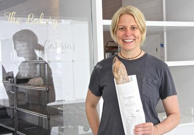 With a few final construction tweaks to be resolved, Carissa Waechter still managed to open her new bakery for the holiday weekend. With a few final construction tweaks to be resolved, Carissa Waechter still managed to open her new bakery for the holiday weekend.